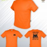 Camiseta Naranja algodón promocional