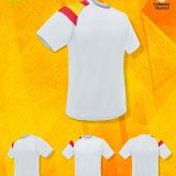 Camiseta tecnica bandera españa blanca