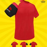 Camiseta tecnica bandera españa Roja para Empresas