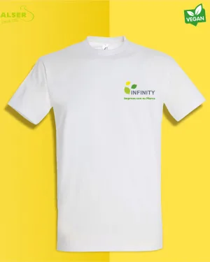 Camiseta Blanca Manga Corta