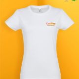 Camiseta Blanca Algodón Mujer