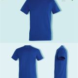 Camiseta Hombre Manga Corta Azul Royal
