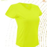 Camiseta Tecnica Mujer Amarilla