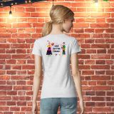 Camiseta Mujer Manga Corta Ash Publicidad espalda