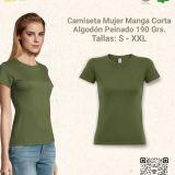 Camiseta Mujer Manga Corta detalles